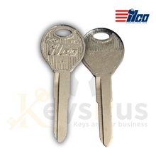 ILCO X249 / MZ31 Key Blanks, 10 Pack, Mazda Key Blank for 1997, 2004 Vehicles, Nickel-Plated Brass