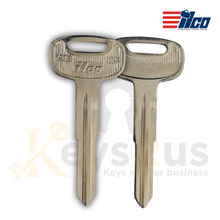 ILCO X274 / HN3 Key Blanks, 10 Pack, Hino Truck Key Blank for 2005, 2009 Models, Nickel-Plated Brass