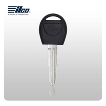 DW04RAP Replacement Car Key Blank, Fits Chevrolet, Daewoo, Pontiac, Saturn & Suzuki Vehicles, Nickel Plated Brass with Black Plastic Head 10 pack