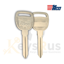 ILCO P1111 / B91 Automotive Key Blanks, 10 Pack, Compatible with GM Vehicles, Nickel-Plated Brass