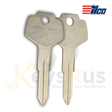 Taylor X123 / DA25 Key Blanks, 10 Pack, All-Metal Automotive Key Blanks for Nissan, Subaru, Daewoo, Gas Caps & More