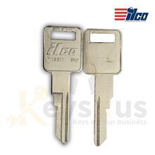B62 / P1098AV Key Blanks, 10 Pack, For Cadillac Allante 1987, 1988, ILCO Style, Nickel-Plated Brass