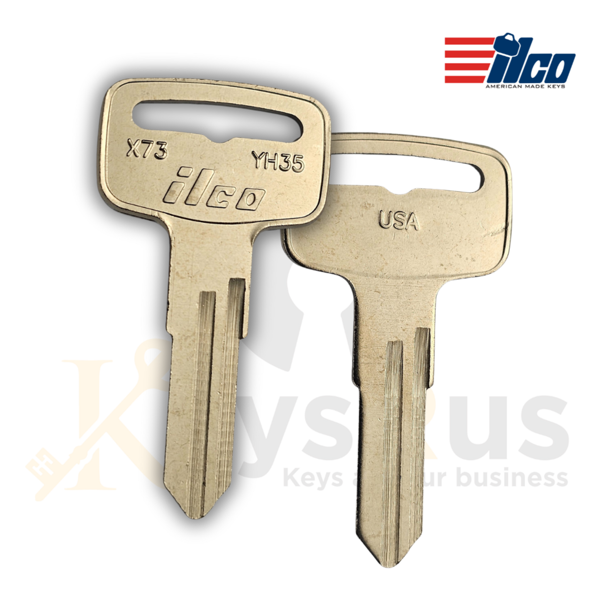 YH35 / X73 Key Blanks, 10 Pack, For Arctic Cat, Polaris, Yamaha, Allen Bradley, ATV, UTV & Switch Lock Applications