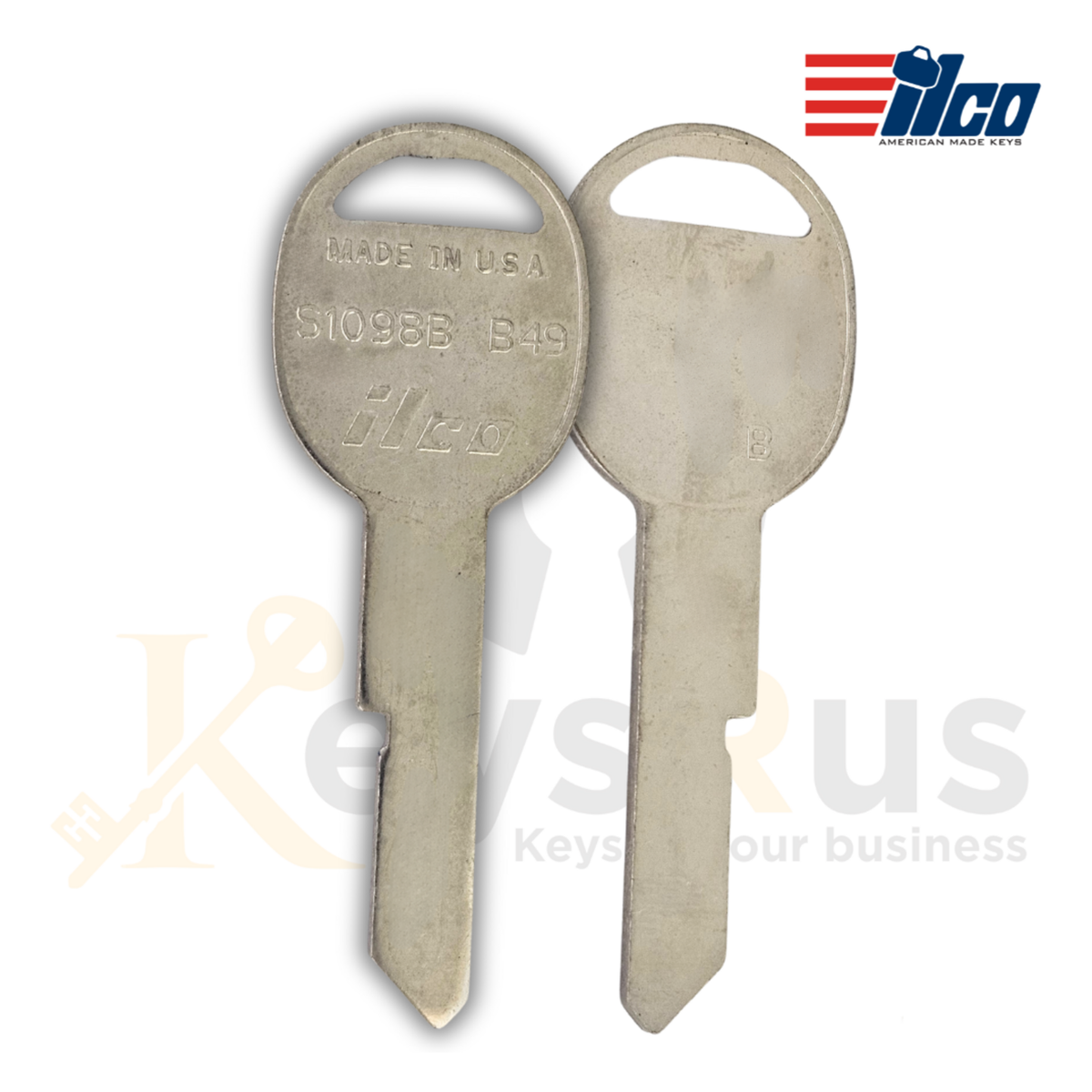 B49 / GM - B / S1098B Mechanical Key W/ GM LOGO (STRATTEC) 10 pack