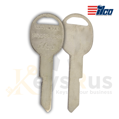 B49 / GM - B / S1098B Mechanical Key W/ GM LOGO (STRATTEC) 10 pack