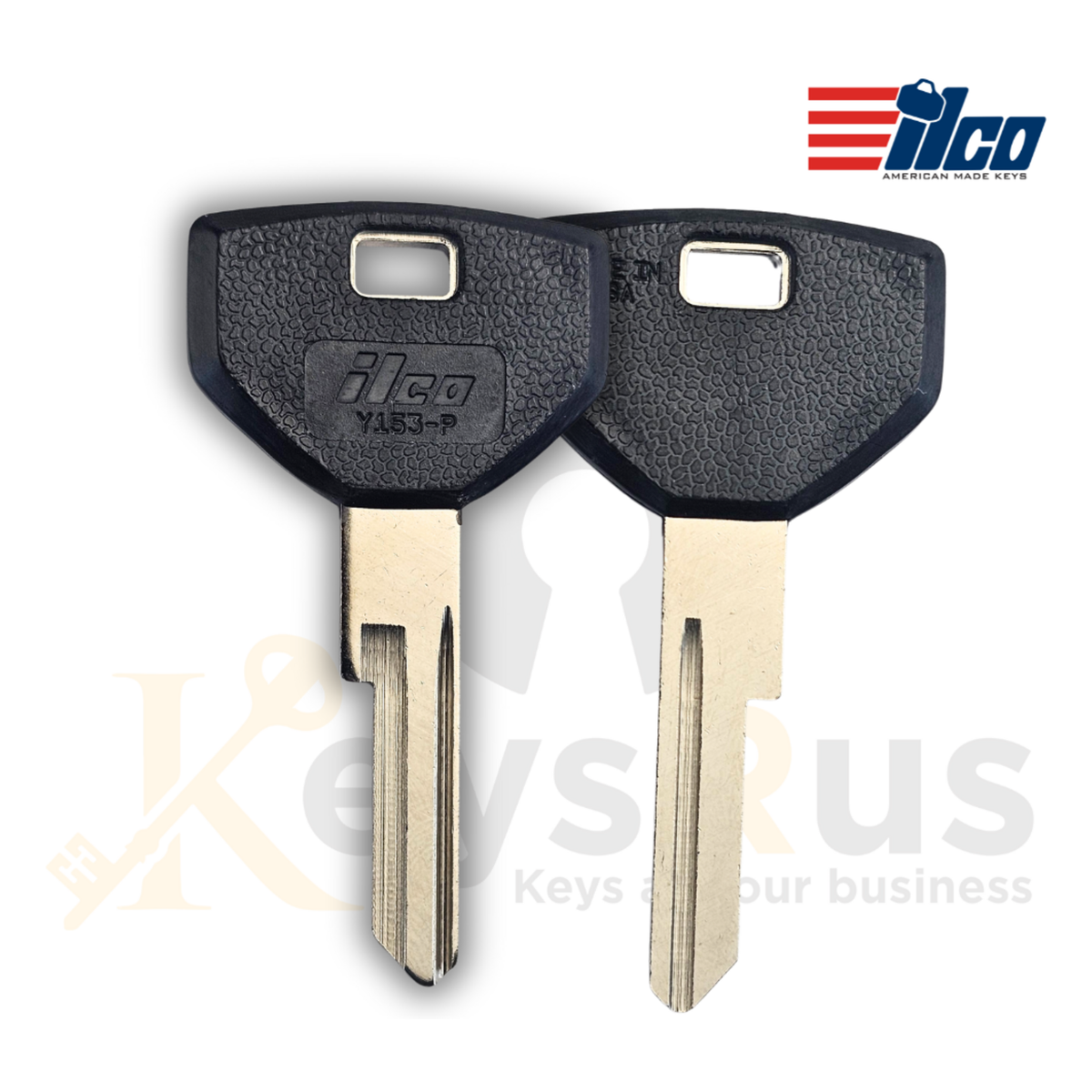 Y153-P CHRYSLER DODGE Plymouth PLASTIC HEAD KEY BLANK ILCO 5 pack
