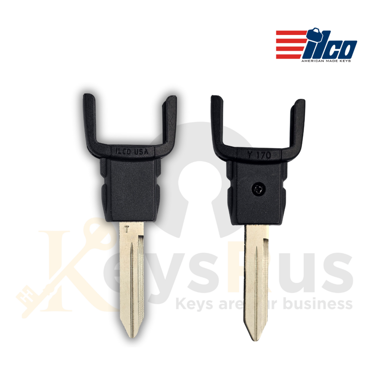 EB3-T-Y170 Key Blade, For Chrysler, Dodge, Jeep, VW, Y170 Profile, ILCO Style Key Blank