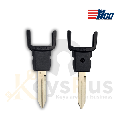 EB3-T-Y170 Key Blade, For Chrysler, Dodge, Jeep, VW, Y170 Profile, ILCO Style Key Blank