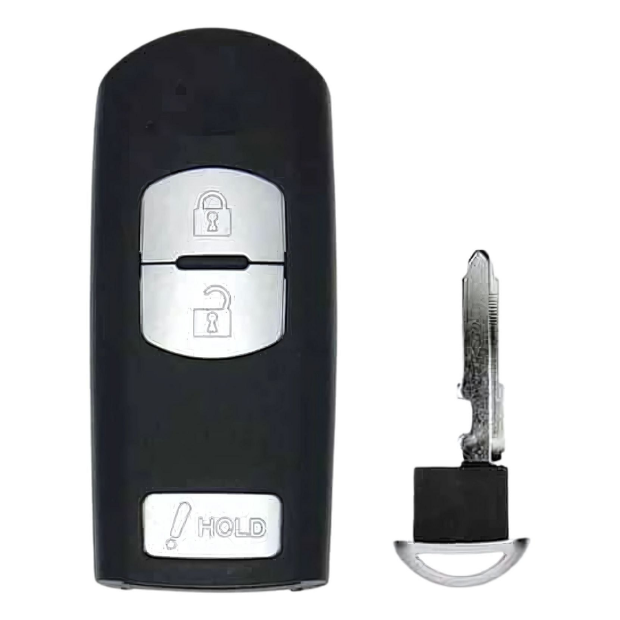 2012-2020 Mazda 3 CX-3 CX-5 / 3-Button Smart Key / PN: KDY3-67-5DY / WAZSKE13D01 (Aftermarket)