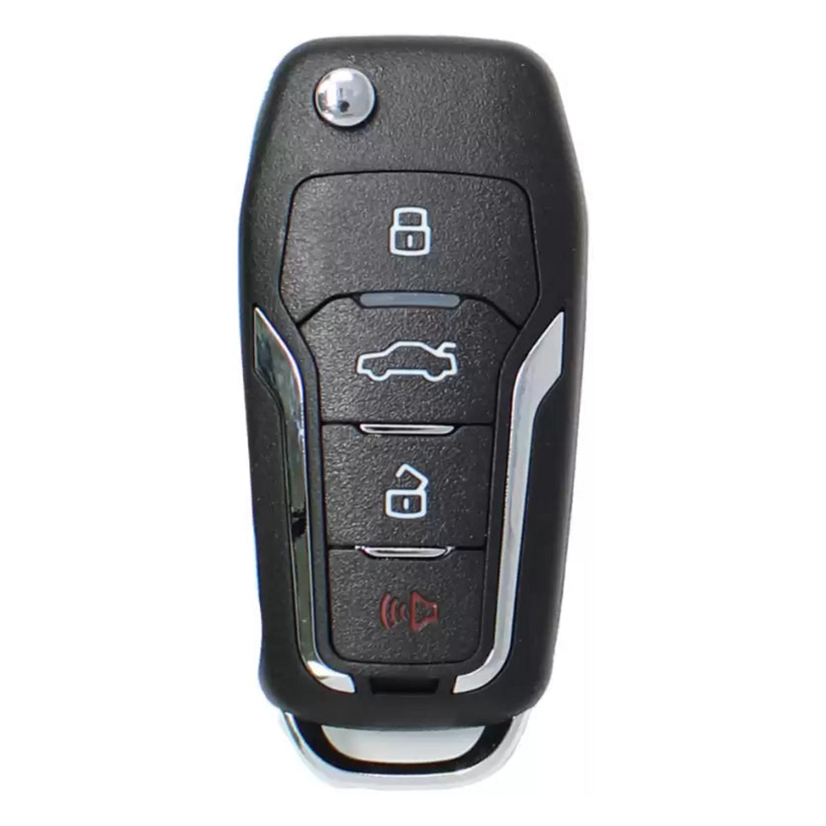 KEYDIY, Ford Style 4-Button Universal Smart Key w/ Proximity, Integrated ID46 Chip, Model KD-ZB12-4