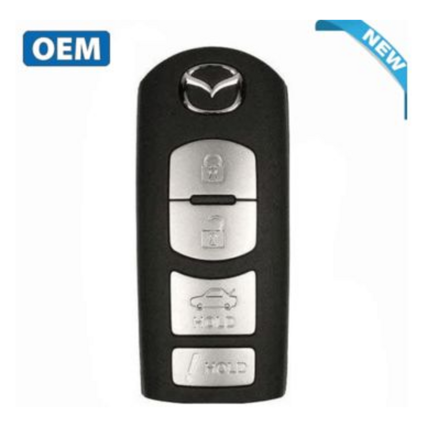 2014-2019 Mazda 4-button smart key, GJY9-67-5DY, WAZSKE13D01