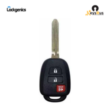 2013-2019 Toyota / 3-Button Remote Head Key / HYQ12BDM / (H CHIP) (Aftermarket)