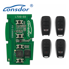 Lonsdor LT20-02 Smart Key PCB Board, 8A + 4D, Subaru 4-Button, Adjustable Frequency, For K518 Pro & KH100+