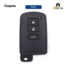 Toyota RAV4 2013, 2018 Smart Key Shell, 3 Button, FCC ID: BA2EQ, Aftermarket Case Only, Compatible with Lonsdor LT20-01