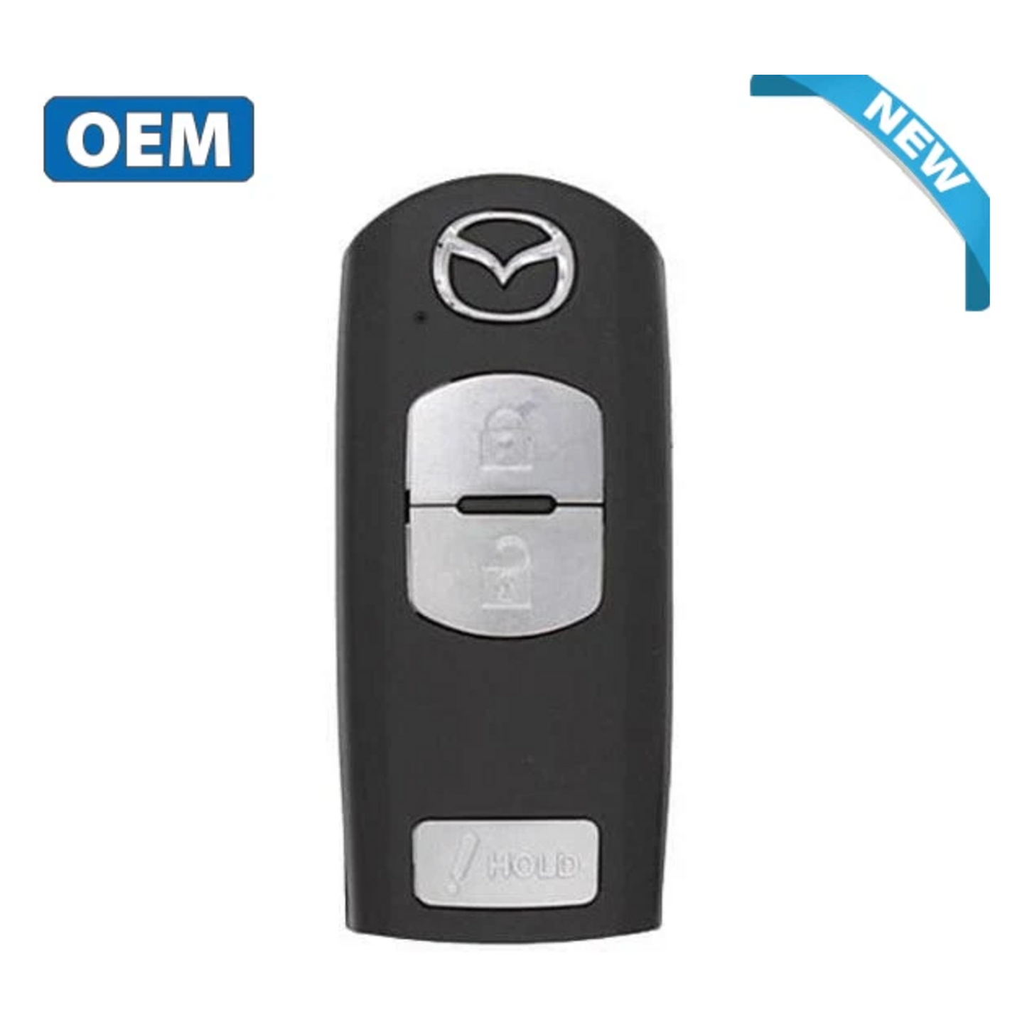 2012, 2020 Mazda 3-Button OEM Smart Key Remote, FCC ID: WAZSKE13D01 / PN: KDY3-67-5DY, 315 MHz