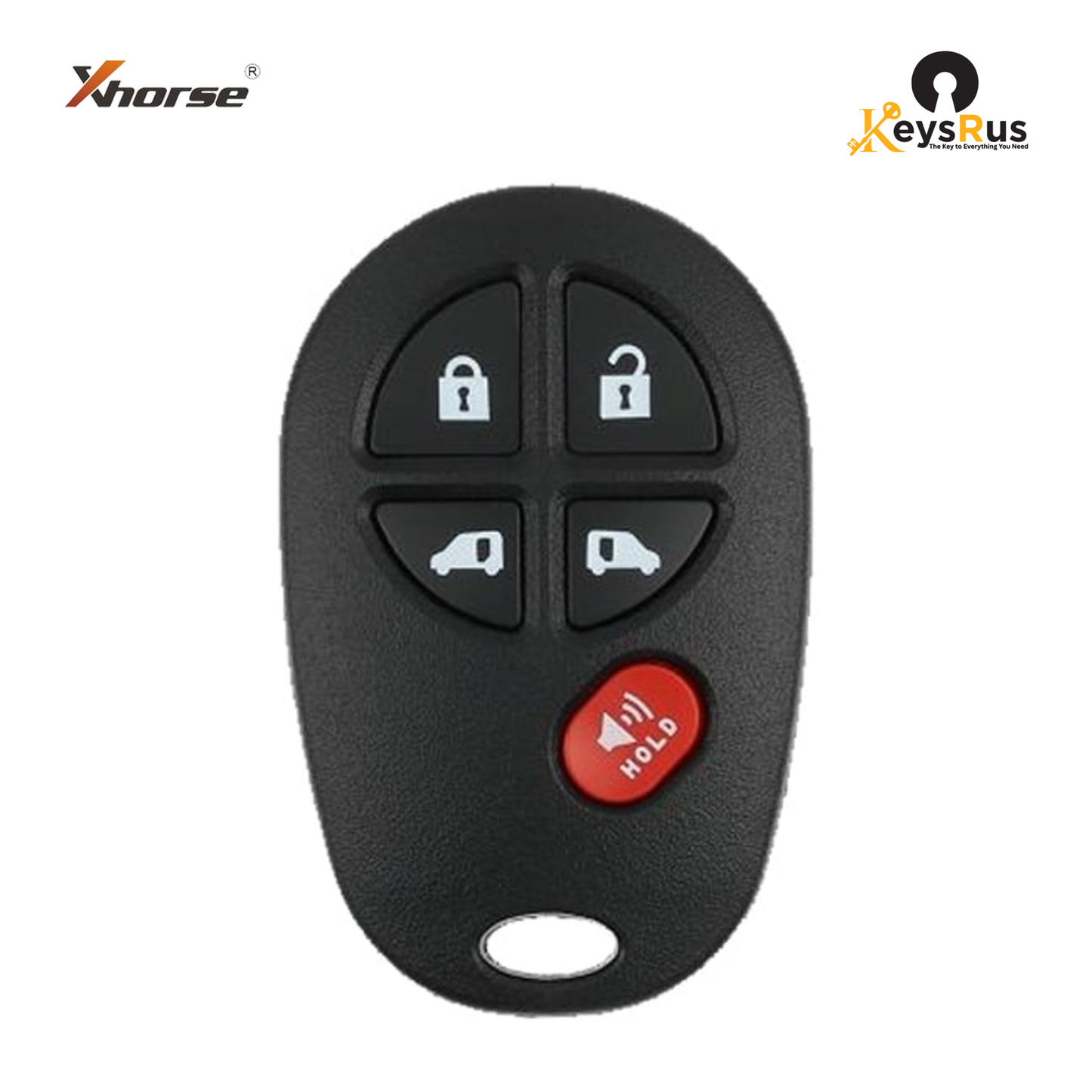 Xhorse XKTO08EN, Toyota Style 5-Button Universal Wired Remote for VVDI Key Tool