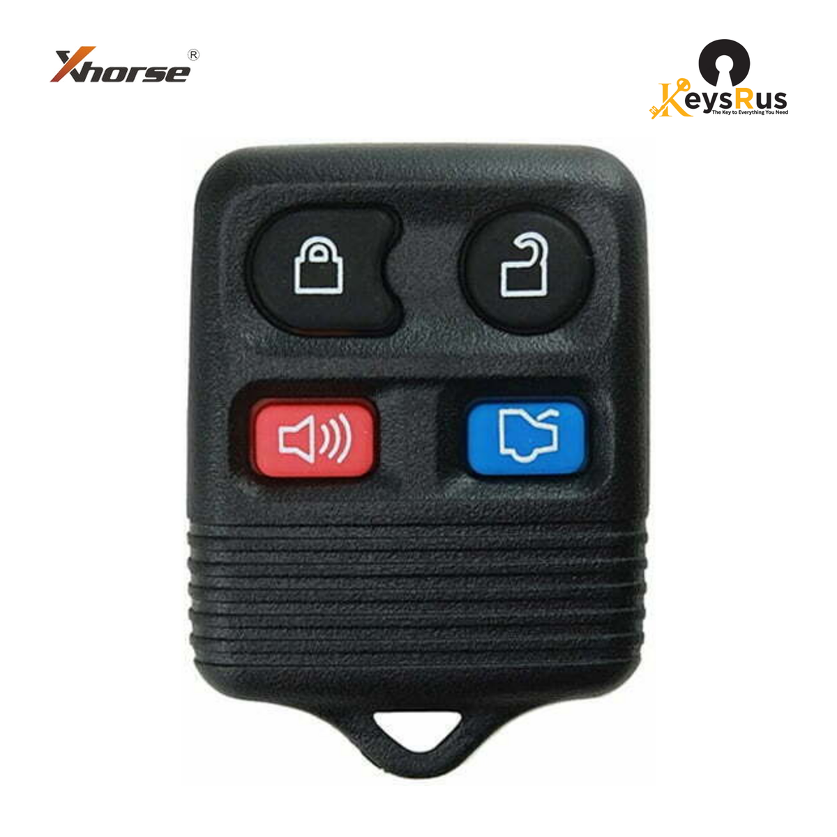 Xhorse XKFO02EN, Ford Style 4-Button Universal Wired Remote for VVDI Key Tool