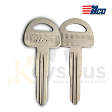 Ilco SUZ17 / X186 Key Blanks, 10 Pack for Suzuki Vehicles, Nickel‑Plated Brass (Uncut)