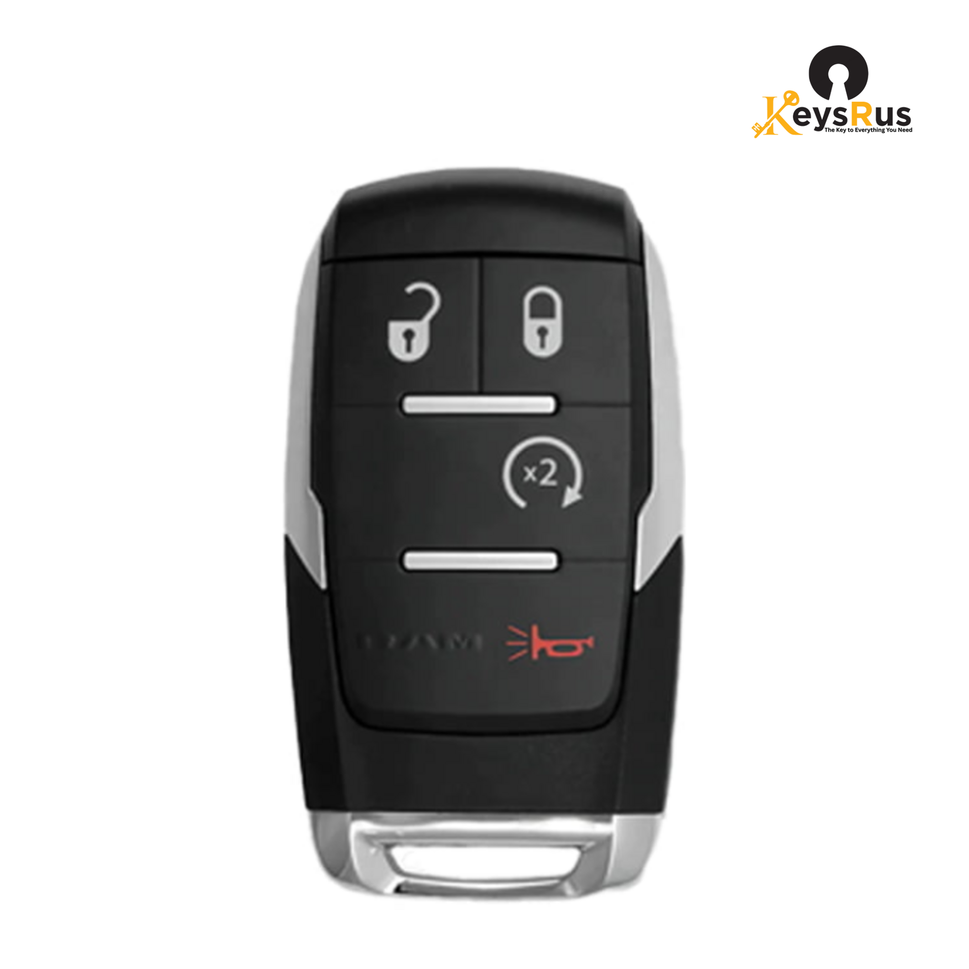 2019, 2022 Dodge Ram Pickup HD 2500, 5500, 4-Button Smart Key (Aftermarket)