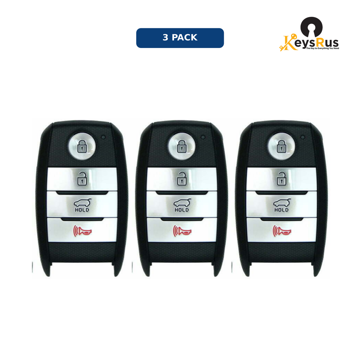 2019-2020 Kia Sorento Smart Key Remote / 4-Button PN: 95440-C6100 / FCC ID: TQ8-FOB-4F06 aftermarket 3 PACK