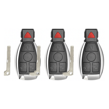 1997-2014 Mercedes Benz / 4-Button Fobik Key / IYZ-3312 (Aftermarket) 3 Pack