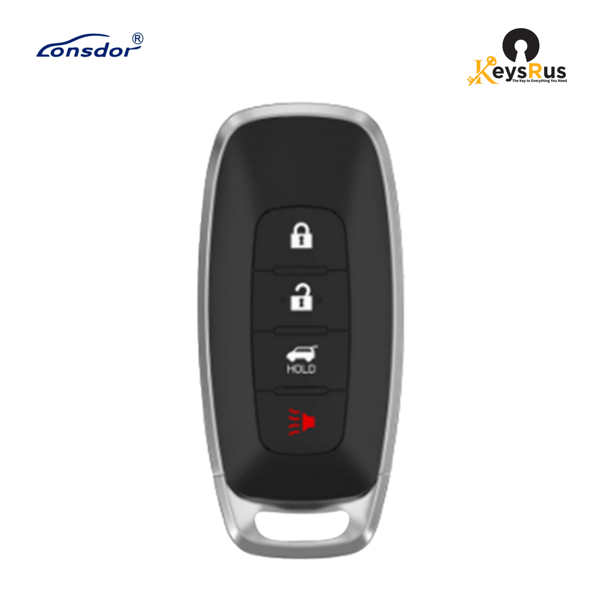 LONSDOR Nissan Style 4-Button Universal Smart Key, NS30-12 ID46+ID47+ID4A