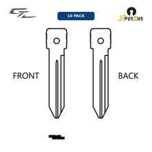 MFK-083 - MFK Chrysler Brass Blade — CY24 (10-Pack) Chrysler, Dodge, Jeep, RAM — CY24 / Y157 / Y159 profile