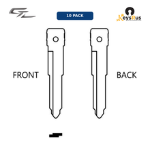 MFK-054: MFK Mazda Brass Blade — MAZ24R (10-Pack) Mazda 2, 3, 5, 6, CX-3, CX-5, MX-5 — MAZ24R / MZ31 profile