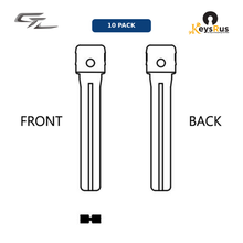 MFK-074 — MFK Toyota / Lexus Brass Blade — TOY40 (10-Pack)