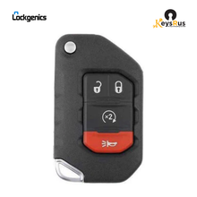 2018, 2026 Jeep Wrangler / Gladiator / 4-Button Flip Key / PN: 68416784AA / FCC ID: OHT1130261 (Aftermarket)
