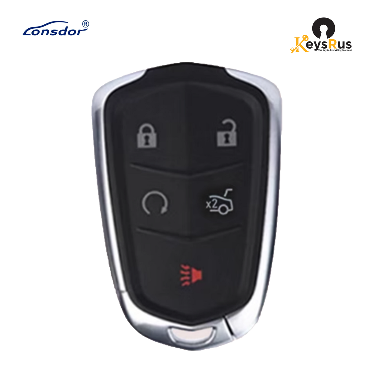 Original Lonsdor CD30-02 Cadillac-style 5-button universal smart key product image, Keysrus