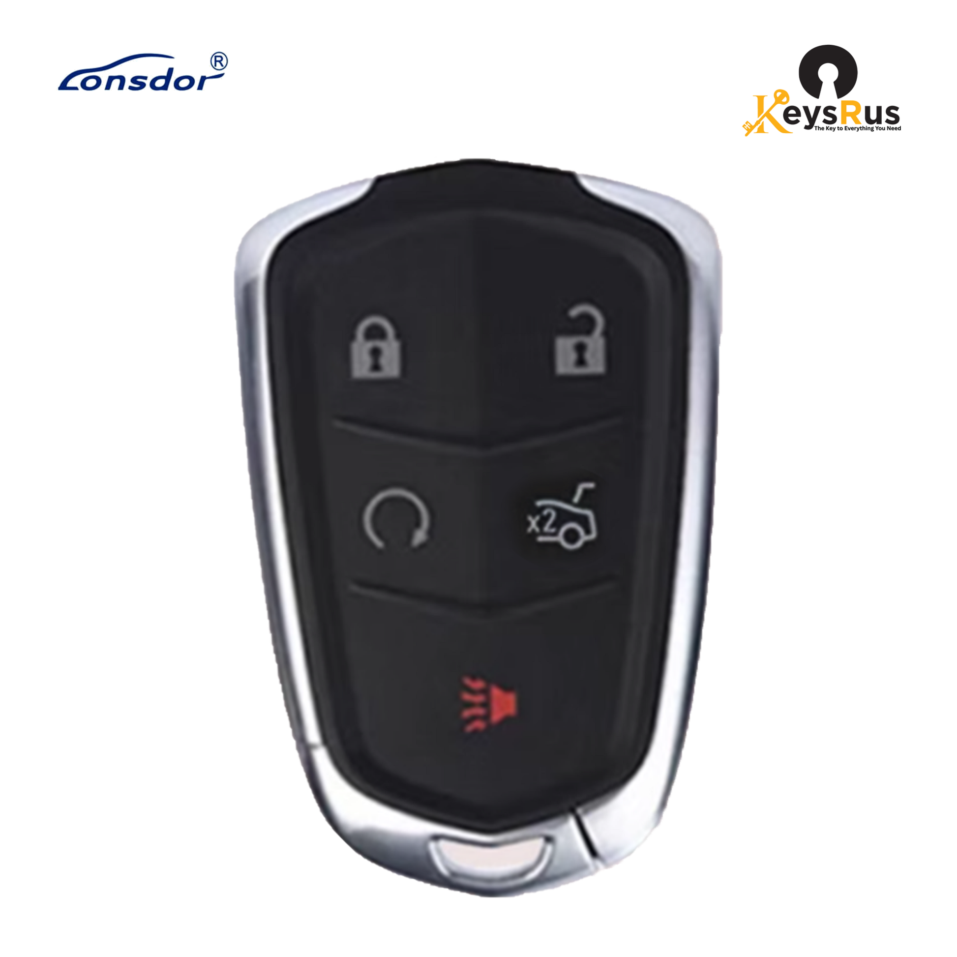 Original Lonsdor CD30-02 Cadillac-style 5-button universal smart key product image, Keysrus