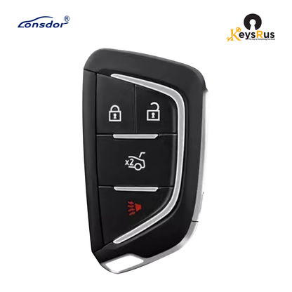 Original Lonsdor CD30-11 Cadillac-style 4-button universal smart key product image, Keysrus