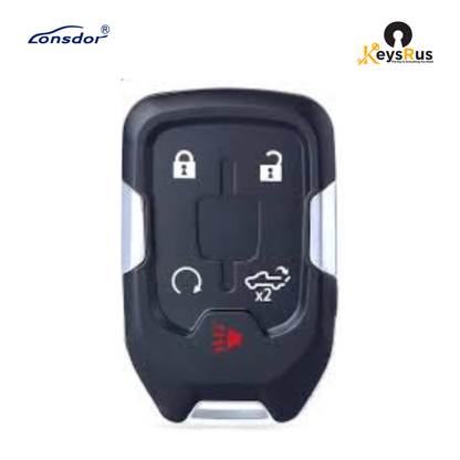 Lonsdor, CL30-12 Chevrolet Style, 5-Button Universal Smart Key, ID46+ID49+1D4A, Adjustable Frequency
