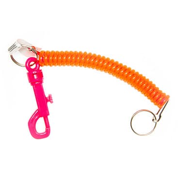 Flexible Spiral String, 12 Pieces per Display Card, Durable Plastic String for Crafting and Organization