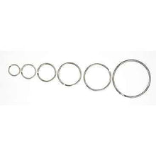 25mm Round Steel Split Ring 100 Pack | Durable Key Ring for Keys and Small Accessories