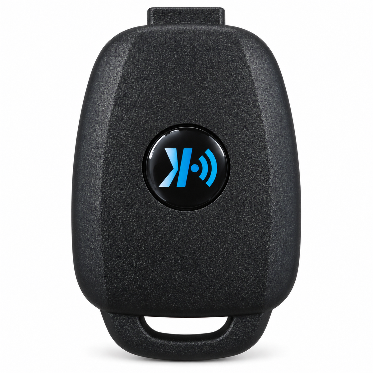 KEYDIY B35-4 Toyota-style remote head key, black rear housing with blue KD logo
