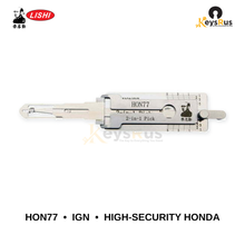Original Lishi - HON77 IGN High-Security Honda Motorcycle –Anti-Glare 2-in-1 Pick & Decoder