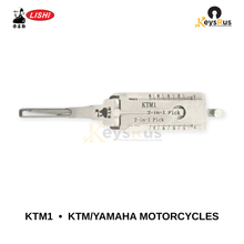 Original Lishi - KTM1 KTM / Yamaha Motorcycles –Anti-Glare 2-in-1 Pick & Decoder