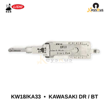 Original Lishi - KW18 / KA33 Kawasaki Door & Trunk –Anti-Glare 2-in-1 Pick & Decoder