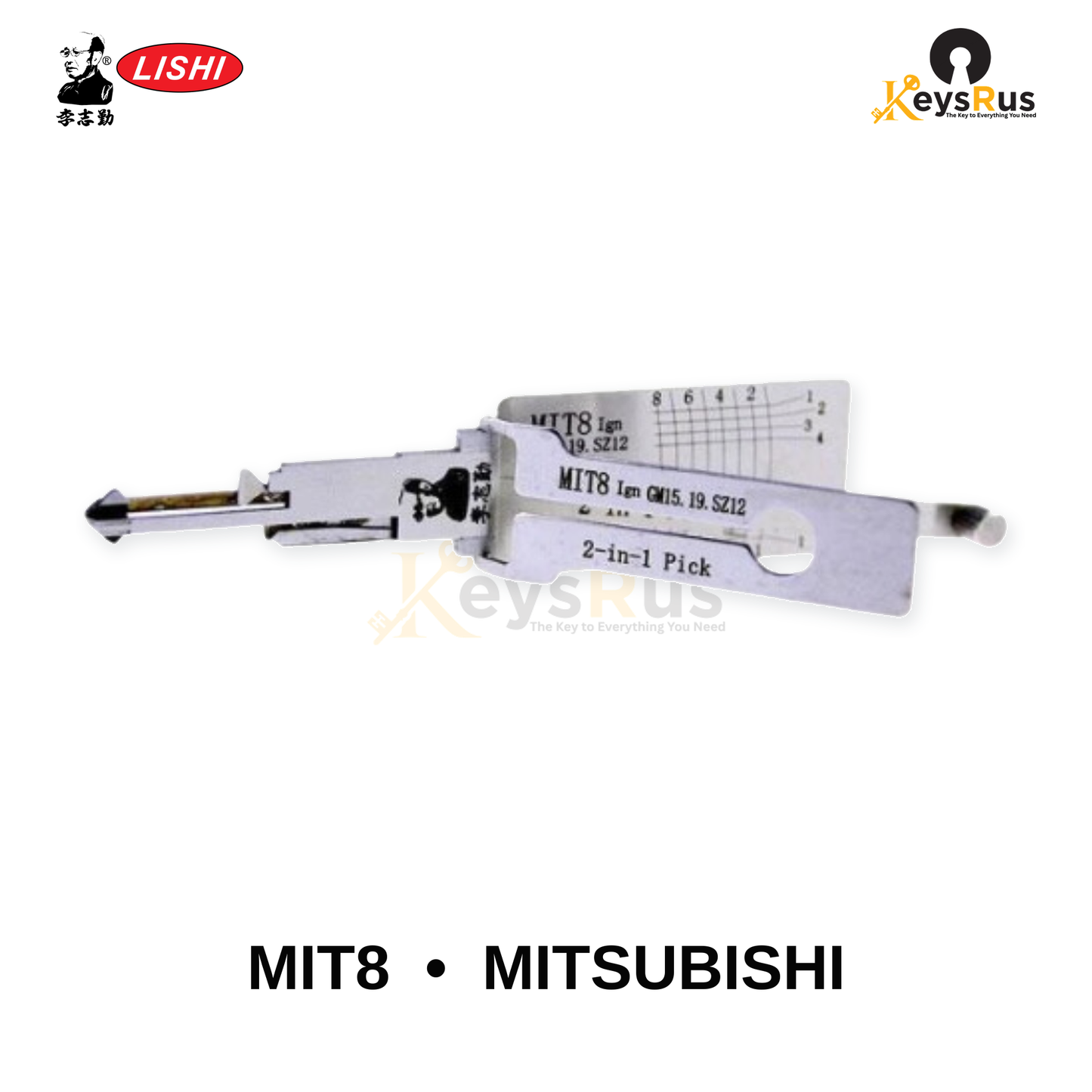 Original Lishi - MIT8 Mitsubishi Profile –2-in-1 Pick & Decoder