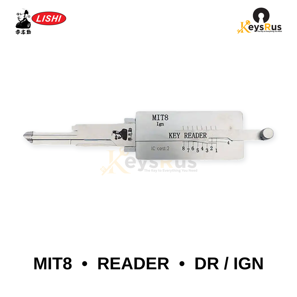 Original Lishi - MIT8 Mitsubishi Door / Ignition –Direct Reader & Decoder