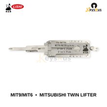 Original Lishi - MIT9 / MIT6 Mitsubishi Twin Lifter –2-in-1 Pick & Decoder