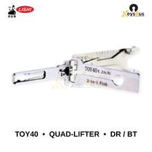 Original Lishi - TOY40 Quad-Lifter Toyota / Lexus Door & Trunk –2-in-1 Pick & Decoder