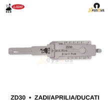Original Lishi - ZD30 Zadi / Aprilia / Ducati –Anti-Glare 2-in-1 Pick & Decoder