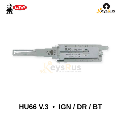 Original Lishi HU66 VW/Audi/Porsche 2-in-1 Pick & Decoder