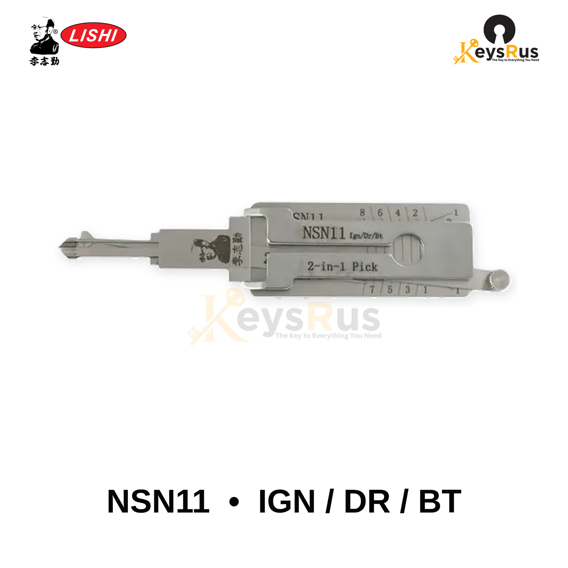 Original Lishi NSN11 Nissan 2-in-1 Pick & Decoder
