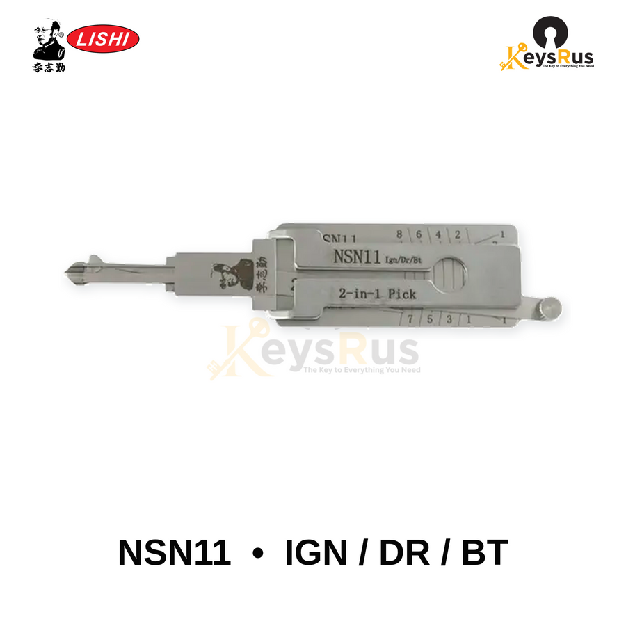 Original Lishi NSN11 Nissan 2-in-1 Pick & Decoder