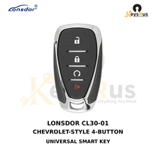 Original Lonsdor CL30-01 Chevrolet-style 4-button universal smart key product image, Keysrus