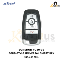 Original Lonsdor FO30-05 Ford-style universal smart key product image, Keysrus